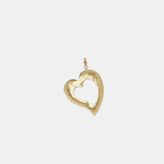 GOLD OPEN HEART NECKLACE